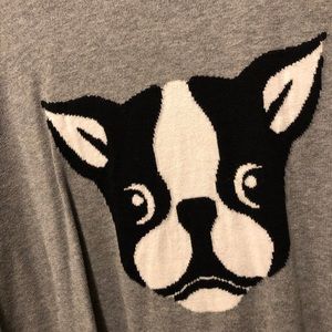 NWOT Bass Brand Boston Terrier Sweater